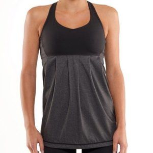 LULULEMON Grey/Black Power Technique Tank